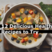 Healthy Recipes