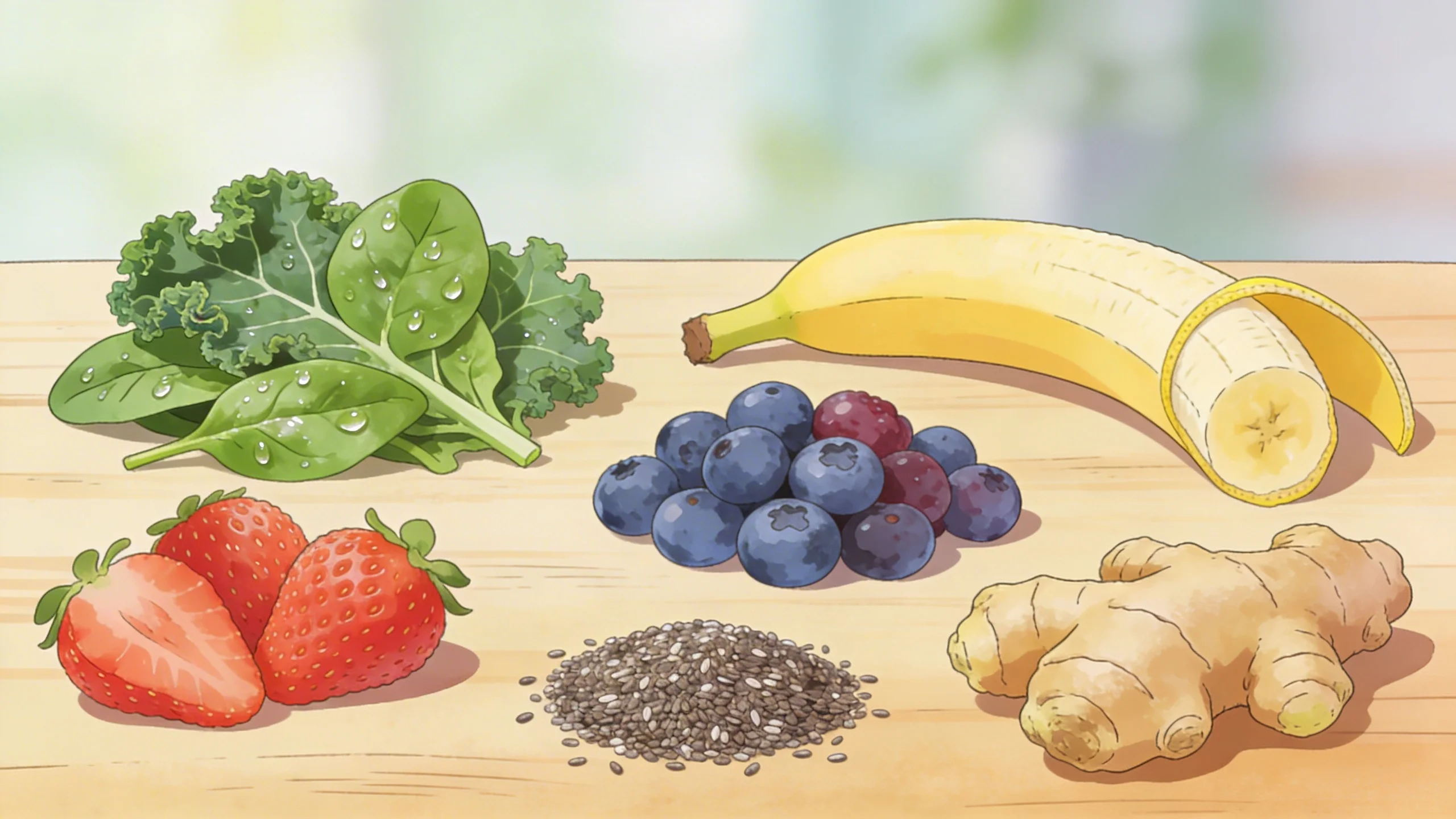 Gut-Friendly Smoothie Ingredients